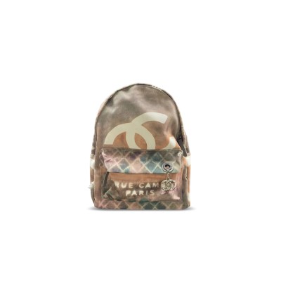 CHANEL GRAFFITI PRINTED BACKPACK (38*31*14cm)